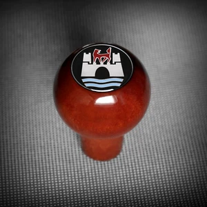VW WOLFSBURG WOOD SHIFT KNOB BEETLE BUG GARBUS GOLF MK1 KARMANN GHIA SAFARI POLO - Picture 1 of 4