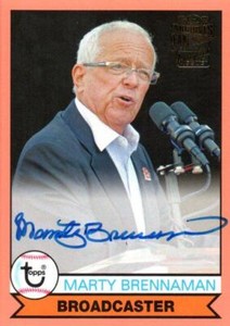 2017 Marty Brennaman /150 TOPPS Archives Auto 