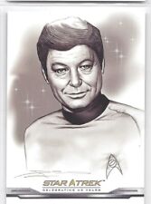 Star Trek 40th Anniversary ArtiFEX Bridge Crew Card, Doctor Leonard McCoy  #FP3