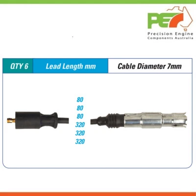 Juego de cables de encendido ICON para Smart FORTWO Coupé/Cabrio M160.922 Foto 1 de 4