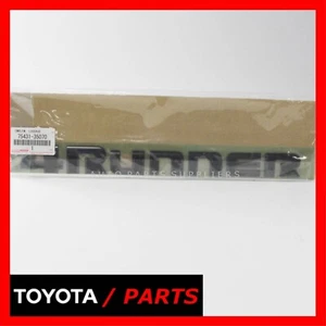 FACTORY TOYOTA 4RUNNER 19-23 LUGGAGE EMBLEM BLACK 75431-35070 | 7543135070 OEM - Picture 1 of 4