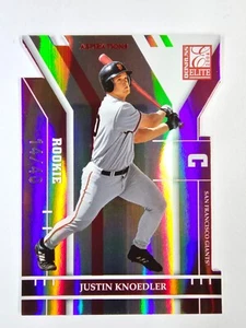 Justin Knoedler 2004 Donruss Elite #/40 Aspirations Die Cut Giants Rookie - Bild 1 von 3