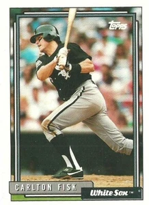 CARLTON FISK CHICAGO WHITE SOX #630 - TOPPS CASI NUEVO - MONTADO 1992 - Imagen 1 de 2