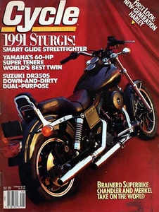 Cycle Magazine Sept 1990 - Harley-Davidson FXDB Sturgis Motorcycle - Picture 1 of 1