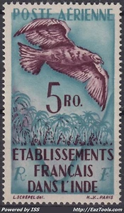 INDE : POSTE AERIENNE OISEAU N° 20 NEUF ** GOMME SANS CHARNIERE - Imagen 1 de 2