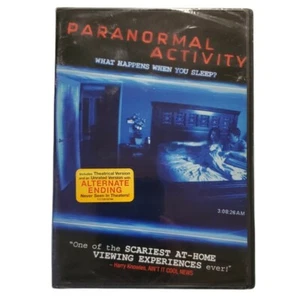 Paranormal Activity DVD Horror Film Regular and Unrated Version w- Alt Ending - Imagen 1 de 4