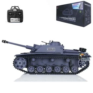 2.4G Henglong 7.0 1/16 Scale Plastic German Stug III RTR RC Tank Model 3868 - Picture 1 of 12