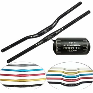 Manillar Bicicleta Barra Aleación Aluminio MTB Bicicleta de Montaña Carreras Elevación Plana Ciclismo - Imagen 1 de 15