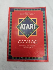  The Atari Video Computer System Catalog Red Cover 1981  - Picture 1 of 2