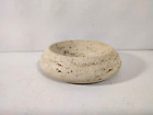 Empty travertine pocket / 1970's Italy / design DLG Fratelli Mannelli Asti