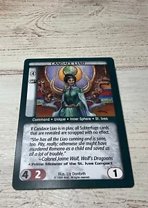 Battletech - CCG - Candace Liao - Rare - Commander Edition - Single Card - Picture 1 of 2