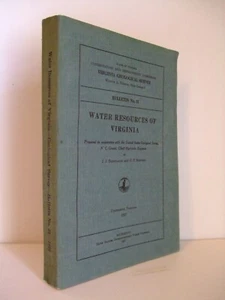 1927. Water Resources of Virginia. Dirzulaitis & Stevens. University of VA Press - Imagen 1 de 6