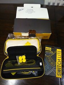 Orzly Switch Lite Accessories Bundle - Case & Screen Protector. Nintendo Switch.