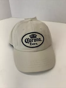 Gorra Corona Extra Beige Correa Trasera Nueva Con Etiquetas Ajustable - Imagen 1 de 9