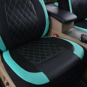 Car Seat Covers Full Set 5Colors Front Rear PU Leatherfor Auto Car Truck Replace - Picture 1 of 14