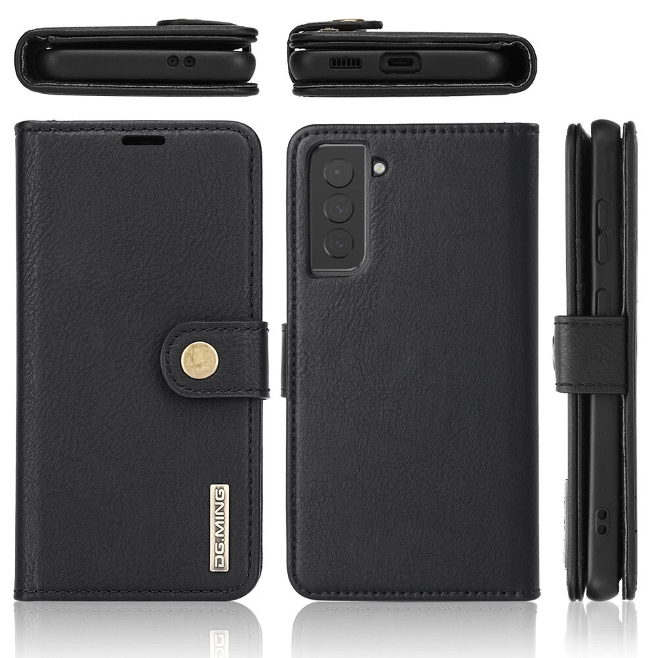 For Samsung S20/S21 Ultra/S21 Leather Wallet Case Magnetic Back Cover Men Women - Image 1 of 4