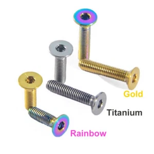 Drive Screws M3x5/6/8/10/12/15 for MotorcycleTC4 Titanium Countersunk Head Hex - Picture 1 of 10