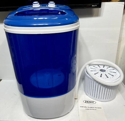 Zeny 6.6 Mini Portable Washing Machine Spin-Dry Laundry Washer Save Space Camp - Image 1 of 4