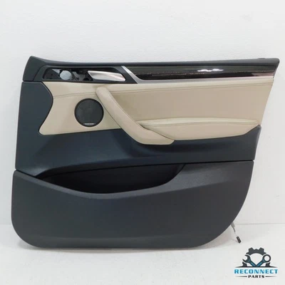 Cubierta del panel interior de la puerta de cuero delantera derecha BMW X3 X4 F25 F26 11-18 FABRICANTE DE EQUIPOS ORIGINALES Foto 1 de 4