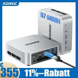 ACEMAGIC M1 Mini PC AMD Ryzen 7 6800H 16GB DDR5 512GB SSD Win11 Pro WIFI BT5.2 - Imagen 1 de 9