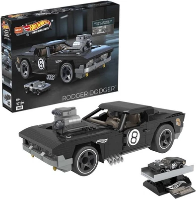 Mega Hot Wheels '77 Pontiac Firebird Mattel 843 Pieces with 1 Diecast Car New - Image 1 of 4