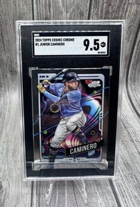 2024 Topps Chrome Cosmic Junior Caminero ROOKIE #1 SGC 9.5 MINT+ - Bild 1 von 9