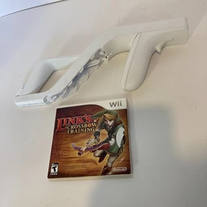 Link's Crossbow Training Wii Game + Official Nintendo Zapper Tested Complete - Bild 1 von 9
