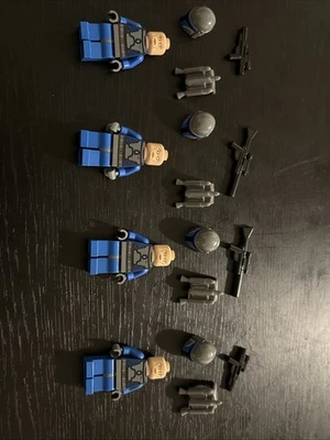 LEGO Star Wars Mandalorian Reloj de la Muerte Guerrero Minifigura 7914 SW0296 (Lote de 4) Foto 1 de 4