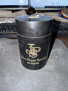 RARO de colección 1969 JOHN PLAYER SPECIAL 50 filtros caja negra cigarrillo caja de plástico - Imagen 1 de 6