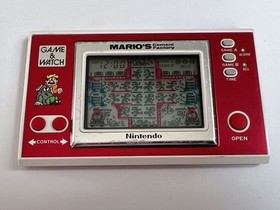 Nintendo Mario's Cement Factory Game & Watch Vintage LSI Handheld Japan