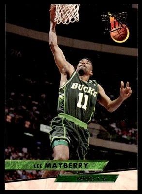 1993 Ultra #110 Lee Mayberry - Milwaukee Bucks - Image 1 of 2