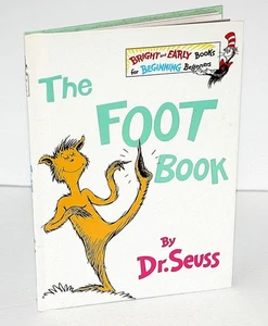 The Foot Book by Dr. Seuss Girlier Book Club Edition Hardback - Picture 1 of 2