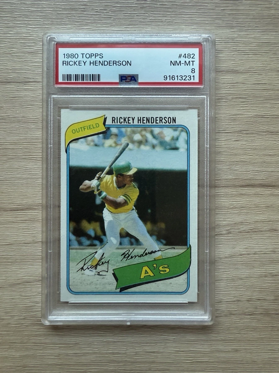 Topps 1980 Rickey Henderson Baseball Cards for sale | eBay