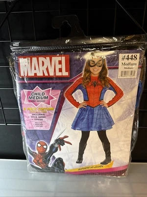 Disfraz de Halloween niña araña Marvel, niño mediano 8-10, vestido Foto 1 de 4