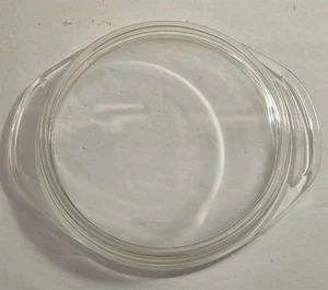 Tapa de repuesto redonda de vidrio transparente vintage Pyrex 683C D-15 #60 - Imagen 1 de 8