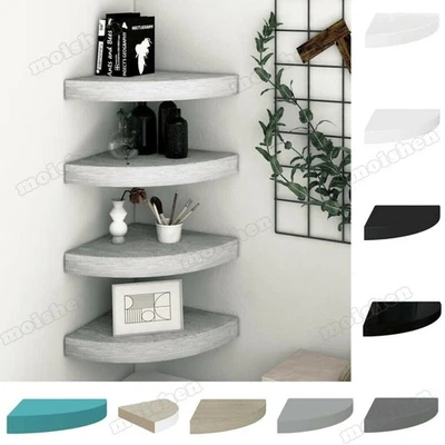 NEU ECKWANDREGAL, 25 × 3.8CM / 35 x 3.8CM, SCHWIMMENDES REGAL FÜR FOTODEKORATION - Bild 1 von 4