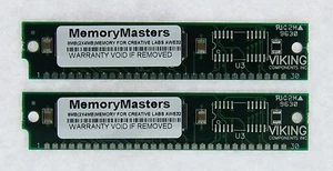 2x4MB 8MB 30pin SIMMs RAM MEMORY non-parity 4x8 for Creative Labs AWE32 *Tested* - Picture 1 of 1