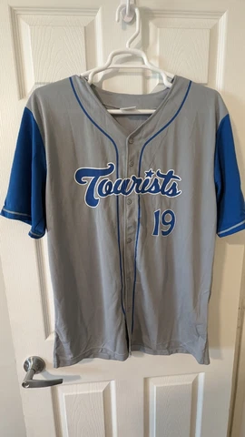 2019 Ashville Tourists jersey XXL/2XL minor league baseball MiLB promo #19 Cover