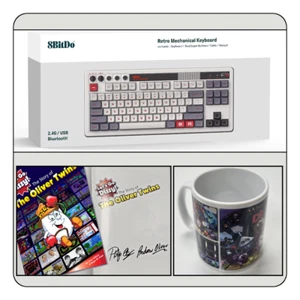 8BitDo Retro Mechanical Keyboard - NES Edition - Exclusive Dizzy Bundle - Picture 1 of 13