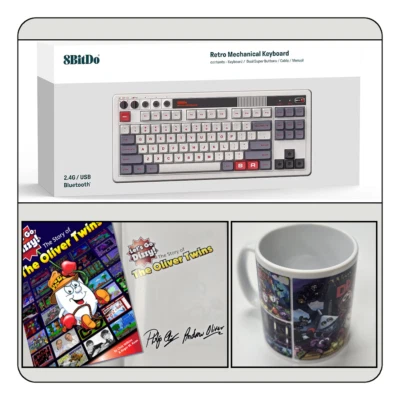 8BitDo Retro Mechanical Keyboard - NES Edition - Exclusive Dizzy Bundle - Image 1 of 4