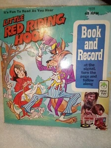 Peter Pan Records Little Red Riding Hood 1938 45 Rpm Book and Record Vintage - Bild 1 von 5