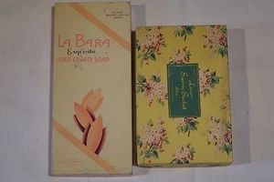 2 BOXEN VINTAGE SEIFE Luxor Savon Beutel FLIEDER La Bara Cold Cream Seife Neu in Box - Bild 1 von 7