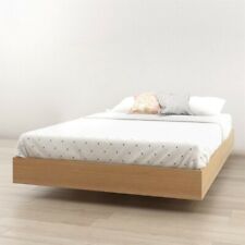Nexera Full Modern Wood Size Platform Bed in Natural Maple Finish