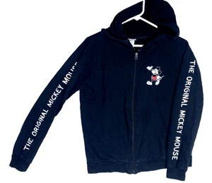 Disney Hoodie The Original Mickey Mouse Sweatshirt Zip Jacket M 7 9 Women - Picture 1 of 7