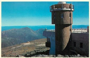 Nueva postal Summit Building Observatory Tower Mt Washington Adams Madison NH - Imagen 1 de 2