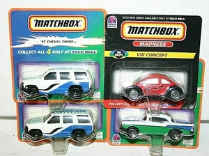 Matchbox Madness Taco Bell VW concept chevy tahoe '57 chevy exclusive series - Picture 1 of 5