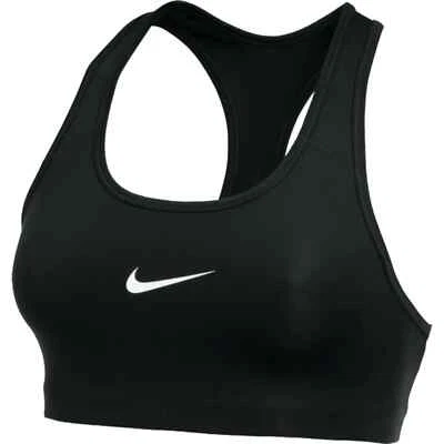 NEW! NIKE Women's Padded Support Sports Yoga Bra-Black CZ4496-010 - Image 1 of 3