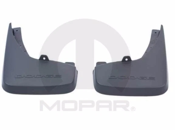 11-15 Dodge Journey New Rear Deluxe Molded Splash Guards Black Mopar New OEM - Imagem 1 de 1