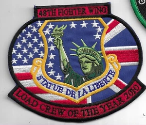USAF PATCH 48 FW LOAD CREW OF THE YEAR 2010 LAKENHEATH AIR FORCE SQUADRON PATCH - Picture 1 of 1