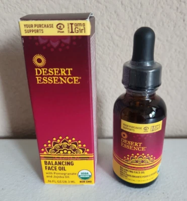 Desert Essence Balancing Face Oil 0.96 fl oz with Pomegranate & Jojoba Oil - Image 1 of 4